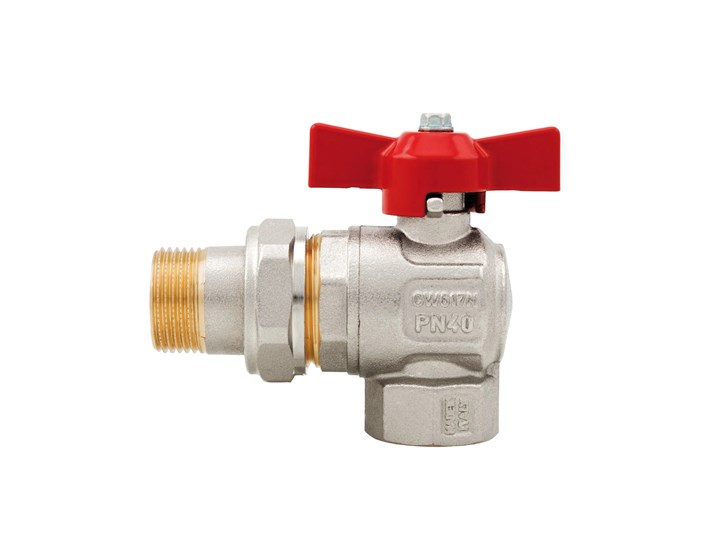 VENTIL KUGLASTI S HOLENDEROM KUTNI   1"   LEPTIR IT/298