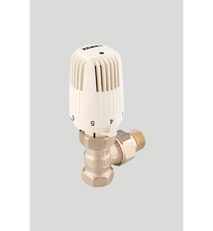 VENTIL RADIJATORA S GLAVOM TERMO. 3/8"  KUTNI HERZ