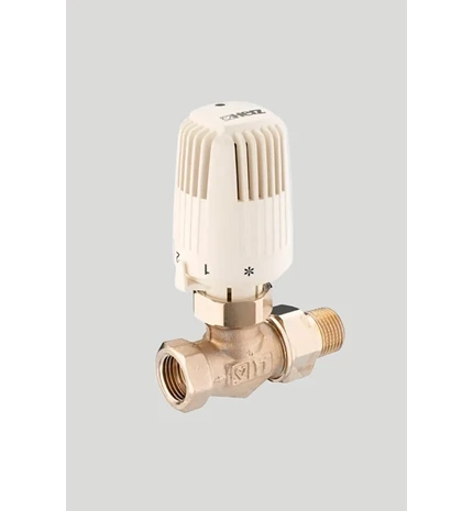 VENTIL RADIJATORA S GLAVOM TERMO. 3/8"  RAVNI HERZ
