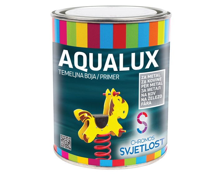 BOJA TEMELJNA ZA DRVO AQUALUX  BIJELI 0,75/1