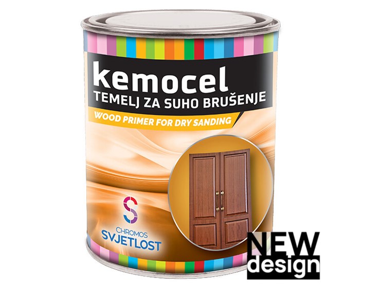 BOJA TEMELJNA ZA DRVO KEMOCEL NCT SUHO BRUŠENJE 0,75/1