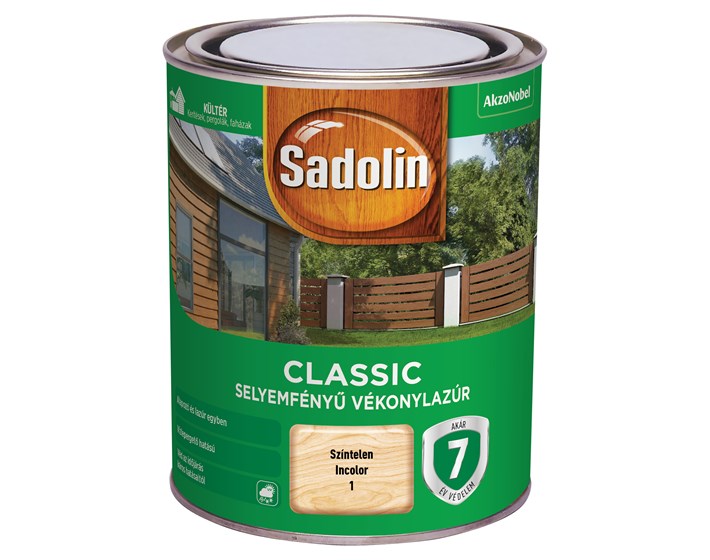 BOJA ZA DRVO SADOLIN CLASSIC BEZBOJNI 0,75lit