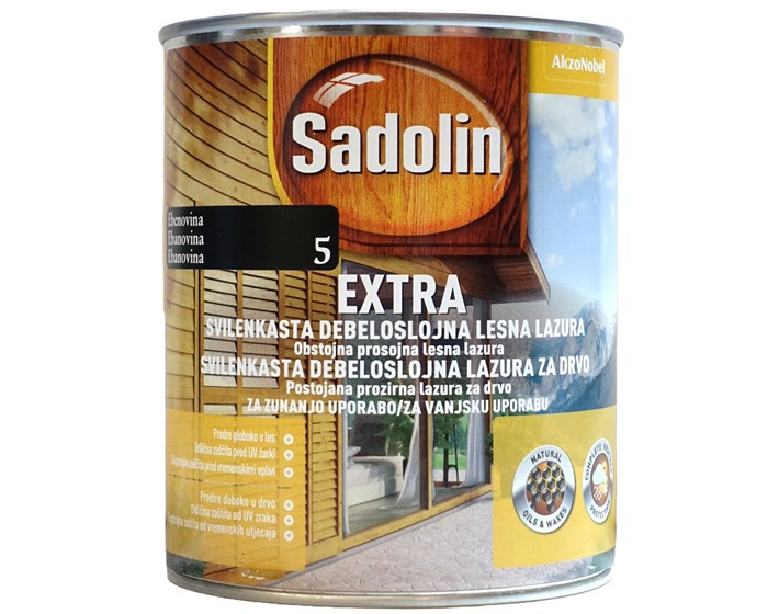 BOJA ZA DRVO SADOLIN EXTRA EBANOVINA 0,75lit