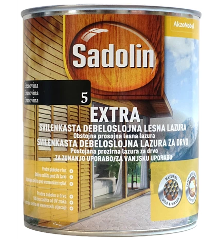 BOJA ZA DRVO SADOLIN EXTRA EBANOVINA 0,75lit