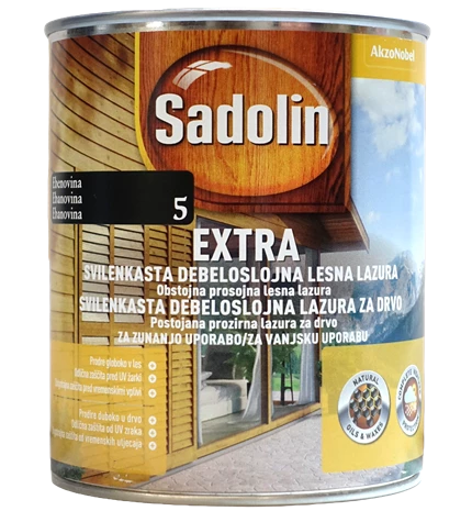 BOJA ZA DRVO SADOLIN EXTRA EBANOVINA 0,75lit