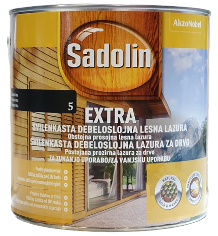 BOJA ZA DRVO SADOLIN EXTRA EBANOVINA 2,5LIT