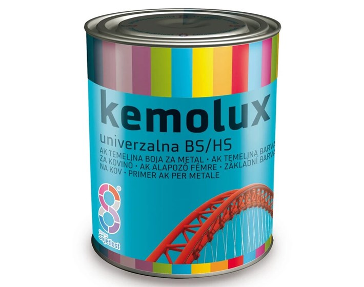 BOJA TEMELJNA ZA METAL KEMOLUX BRZOSUŠIVI CRVENI 0,75/1