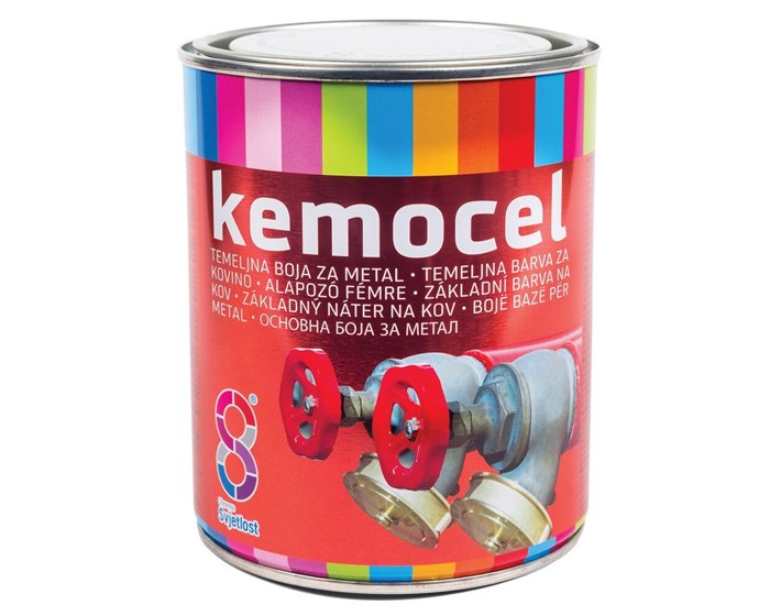 BOJA TEMELJNA ZA METAL KEMOCEL NITRO SIVI T202 0,75/1