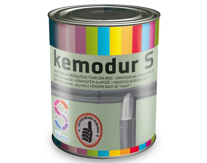 BOJA TEMELJNA ZA METAL KEMODUR S BRZOSUŠIVI SIVI 0,75/1