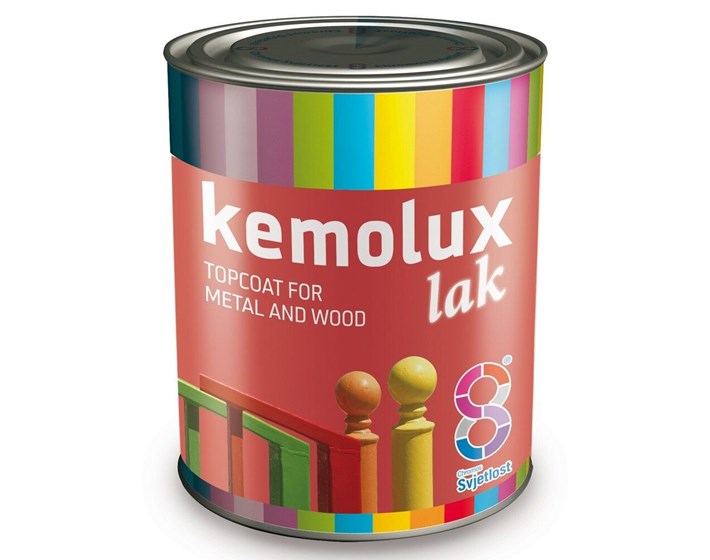 BOJA ZAVRŠNA ZA METAL KEMOLUX LAK BIJELI 2,5/1