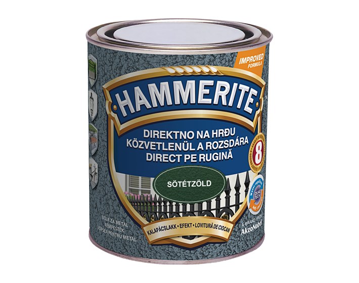 BOJA ZAVRŠNA ZA METAL HAMMERITE LAK EFEKT TAMNO ZELENI MAX 0,75/1