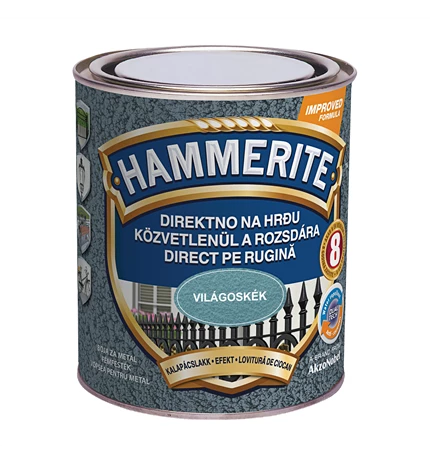 BOJA ZAVRŠNA ZA METAL HAMMERITE LAK EFEKT SVIJETLO PLAVI MAX 0,75/1