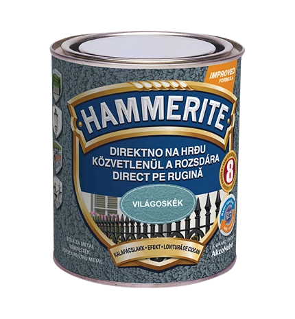 BOJA ZAVRŠNA ZA METAL HAMMERITE LAK EFEKT SVIJETLO PLAVI MAX 0,75/1