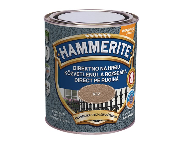 BOJA ZAVRŠNA ZA METAL HAMMERITE LAK EFEKT BAKRENI MAX 0,75/1