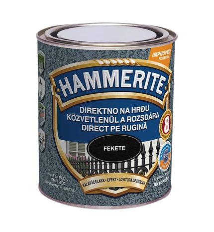 BOJA ZAVRŠNA ZA METAL HAMMERITE LAK EFEKT CRNI MAX 0,75/1