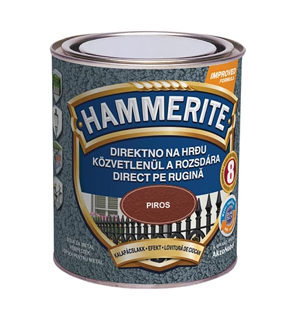 BOJA ZAVRŠNA ZA METAL HAMMERITE LAK EFEKT CRVENI MAX 0,75/1