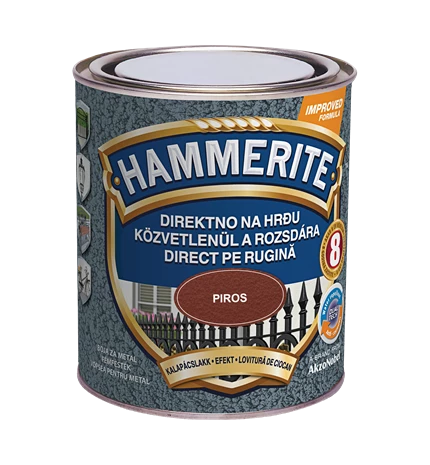 BOJA ZAVRŠNA ZA METAL HAMMERITE LAK EFEKT CRVENI MAX 0,75/1