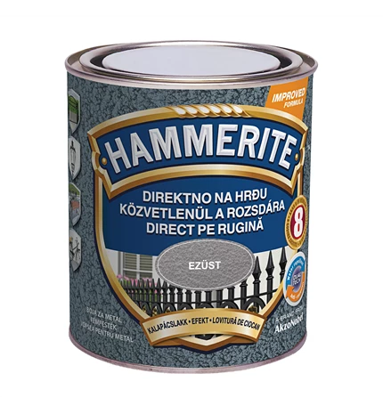 BOJA ZAVRŠNA ZA METAL HAMMERITE LAK EFEKT SREBRNO SIVI MAX 0,75/1