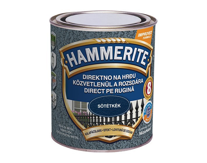 BOJA ZAVRŠNA ZA METAL HAMMERITE LAK EFEKT TAMNO PLAVI 0,75/1