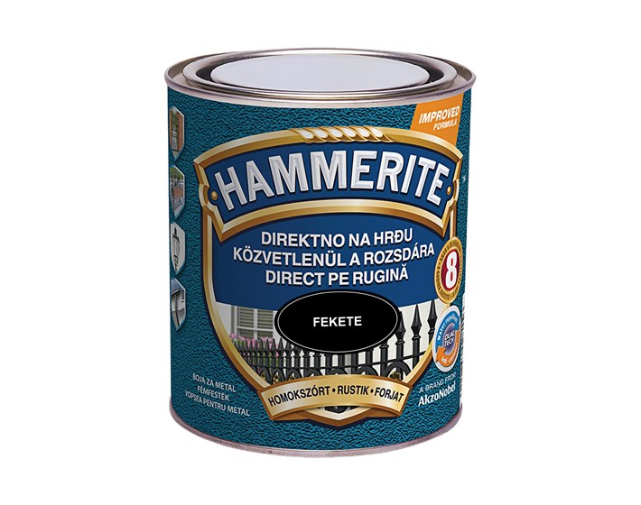 LAK HAMMERITE RUSTIK CRNI 750 ml