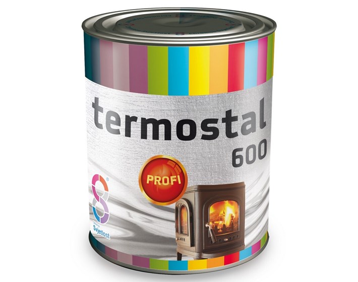 BOJA ZAVRŠNA ZA METAL TERMOSTAL 600 SREBRNI 0,75/1