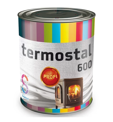 BOJA ZAVRŠNA ZA METAL TERMOSTAL 600 CRNI 0,75/1