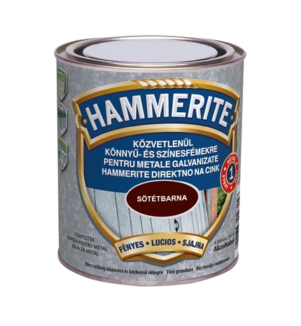 BOJA ZAVRŠNA ZA METAL HAMMERITE CINK TAMNO SMEĐI 0,75/1