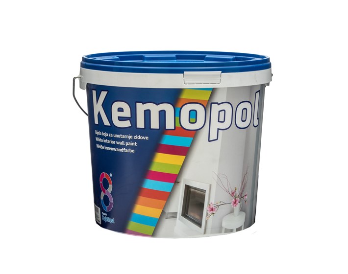 BOJA UNUTARNJA ZA ZID KEMOPOL 3lit/5kg