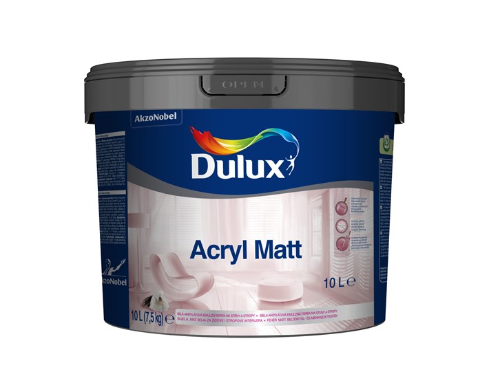 BOJA UNUTARNJA ZA ZID DULUX AKRYL MATT BIJELI 10/1