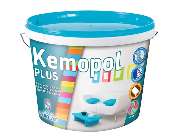 BOJA UNUTARNJA ZA ZID KEMOPOL PLUS 5/1