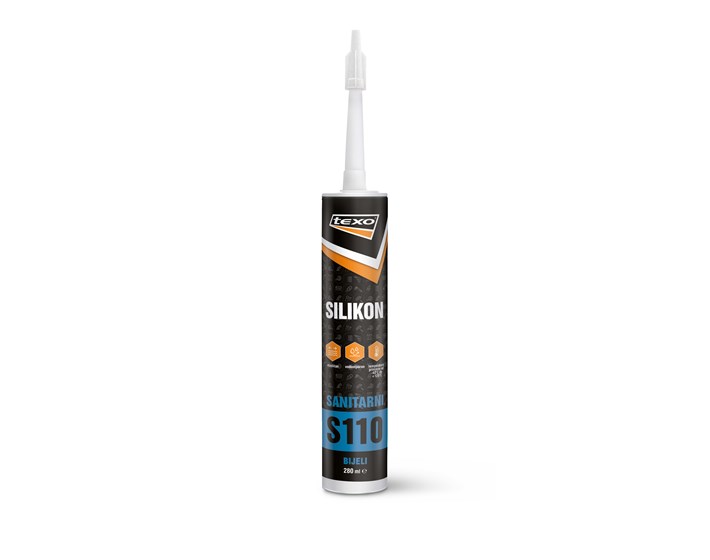 SILIKON SANITARNI BIJELI TEXO 280ml
