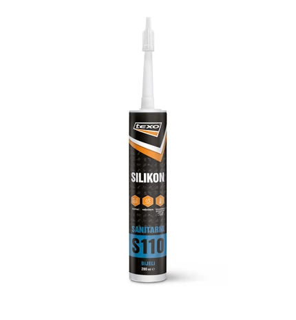 SILIKON SANITARNI BIJELI TEXO 280ml