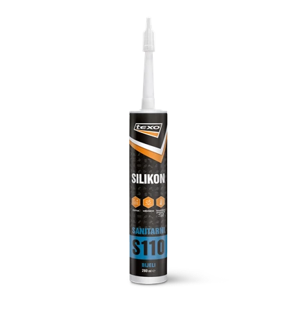 SILIKON SANITARNI BIJELI TEXO 280ml