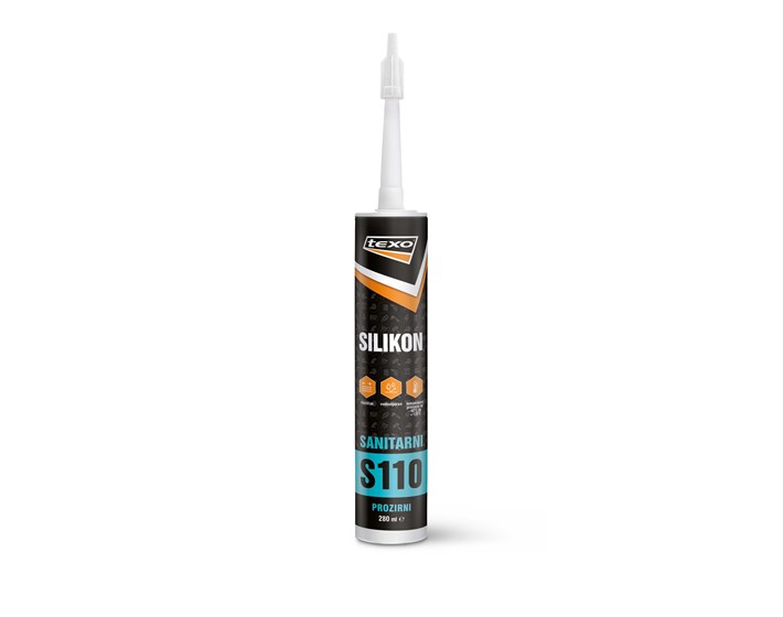 SILIKON SANITARNI PROZIRNI TEXO 280ml