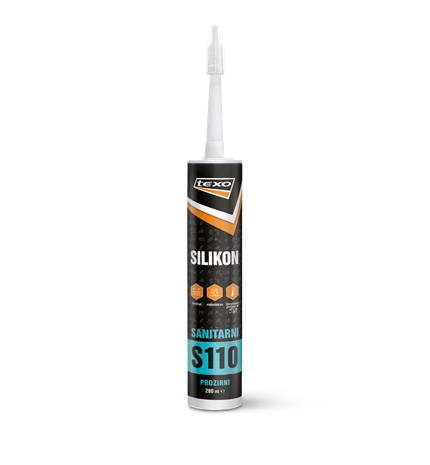 SILIKON SANITARNI PROZIRNI TEXO 280ml