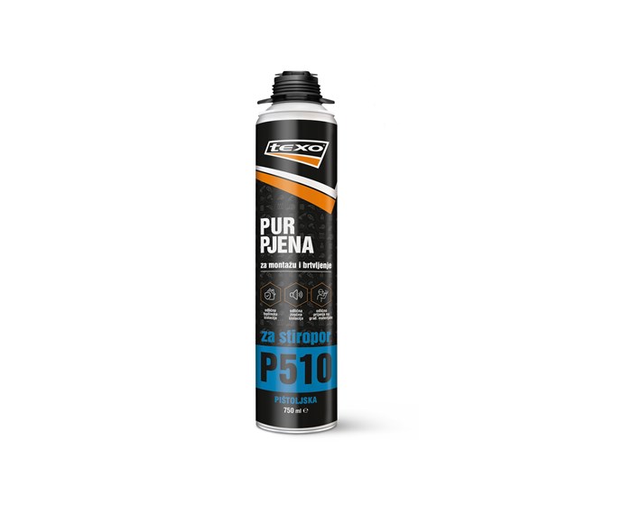 PJENA PU PIŠTOLJSKA ZA STIROPOR TEXO 750ml