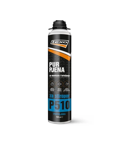 PJENA PU PIŠTOLJSKA ZA STIROPOR TEXO 750ml