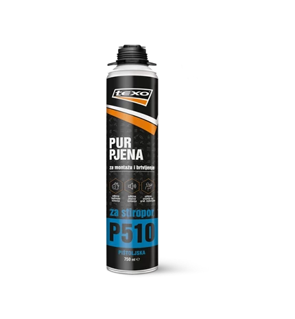 PJENA PU PIŠTOLJSKA ZA STIROPOR TEXO 750ml