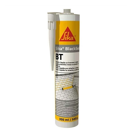 MASA BITUMENSKA ZA LJEPLJENJE I BRTVLJENJE 300ml SIKA BLACKSEAL BT