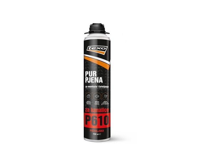 PJENA PU ZA KANALICE PIŠTOLJ 750 ml TEXO