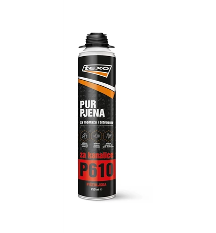 PJENA PU ZA KANALICE PIŠTOLJ 750 ml TEXO