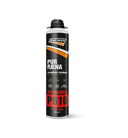 PJENA PU ZA KANALICE PIŠTOLJ 750 ml TEXO