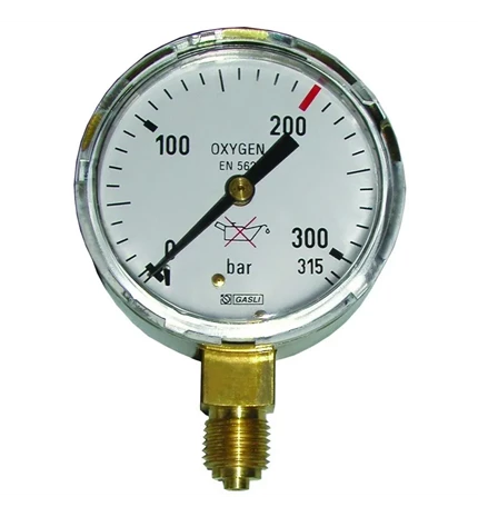 MANOMETAR ZA KISIK 0-315 bar.-1/4"