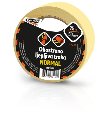 TRAKA OBOSTRANO LJEPLJIVA FOLIJA 50mmx25m