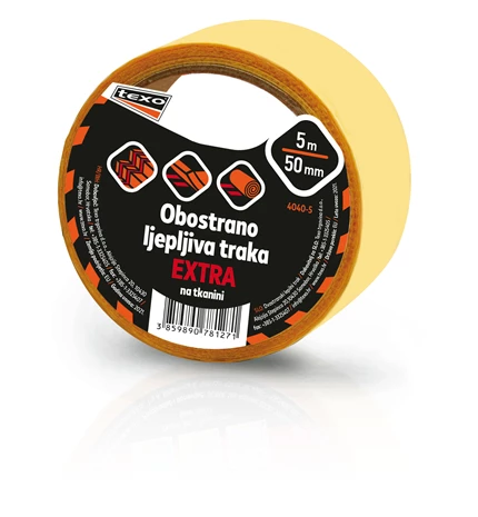 TRAKA OBOSTRANO LJEPLJIVA TEKSTIL 50mmx5m