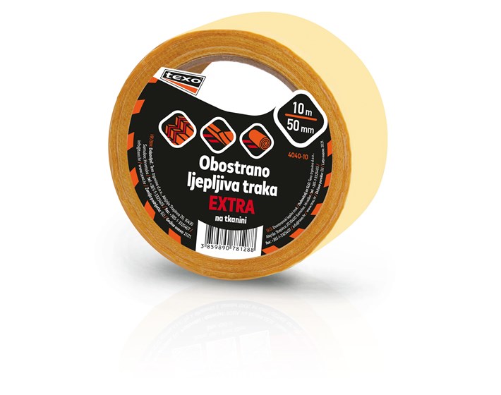 TRAKA OBOSTRANO LJEPLJIVA TEKSTIL 50mmx10m