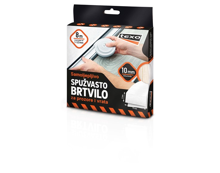 BRTVILO SPUŽVASTO 8mx10mm BIJELO