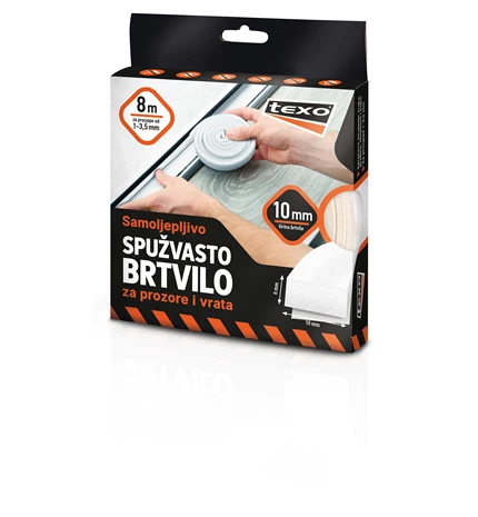 BRTVILO SPUŽVASTO 8mx10mm BIJELO