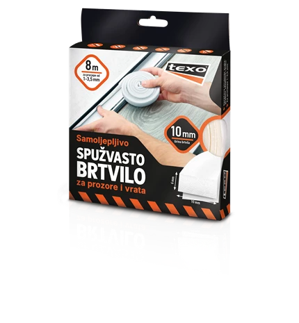 BRTVILO SPUŽVASTO 8mx10mm BIJELO