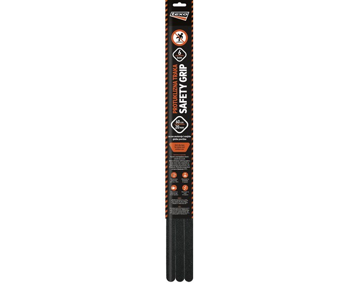 TRAKA PROTUKLIZNA 20 mmx60cm CRNA